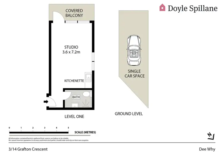 Floorplan of Homely unit listing, 3/14 Grafton Crescent, Dee Why NSW 2099