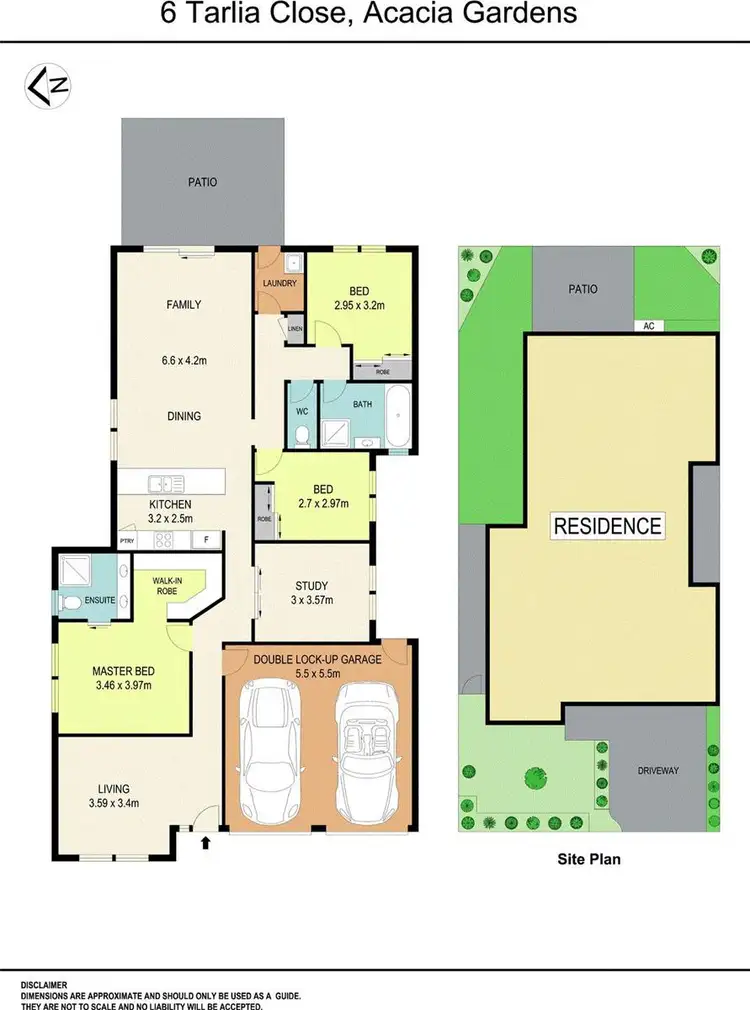 Floorplan of Homely house listing, 6 Tarlia Close, Acacia Gardens NSW 2763