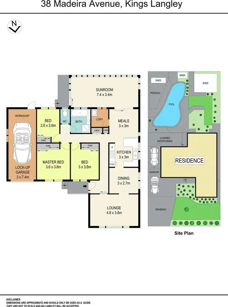 Floorplan of Homely house listing, 38 Madeira Avenue, Kings Langley NSW 2147