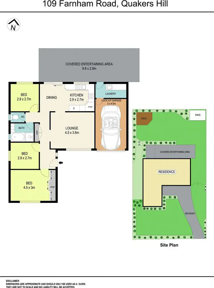 Floorplan of Homely house listing, 109 Farnham Road, Quakers Hill NSW 2763