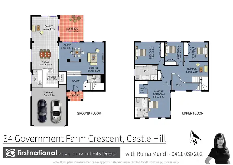 Floorplan of Homely house listing, 34 Government Farm Crescent, Castle Hill NSW 2154