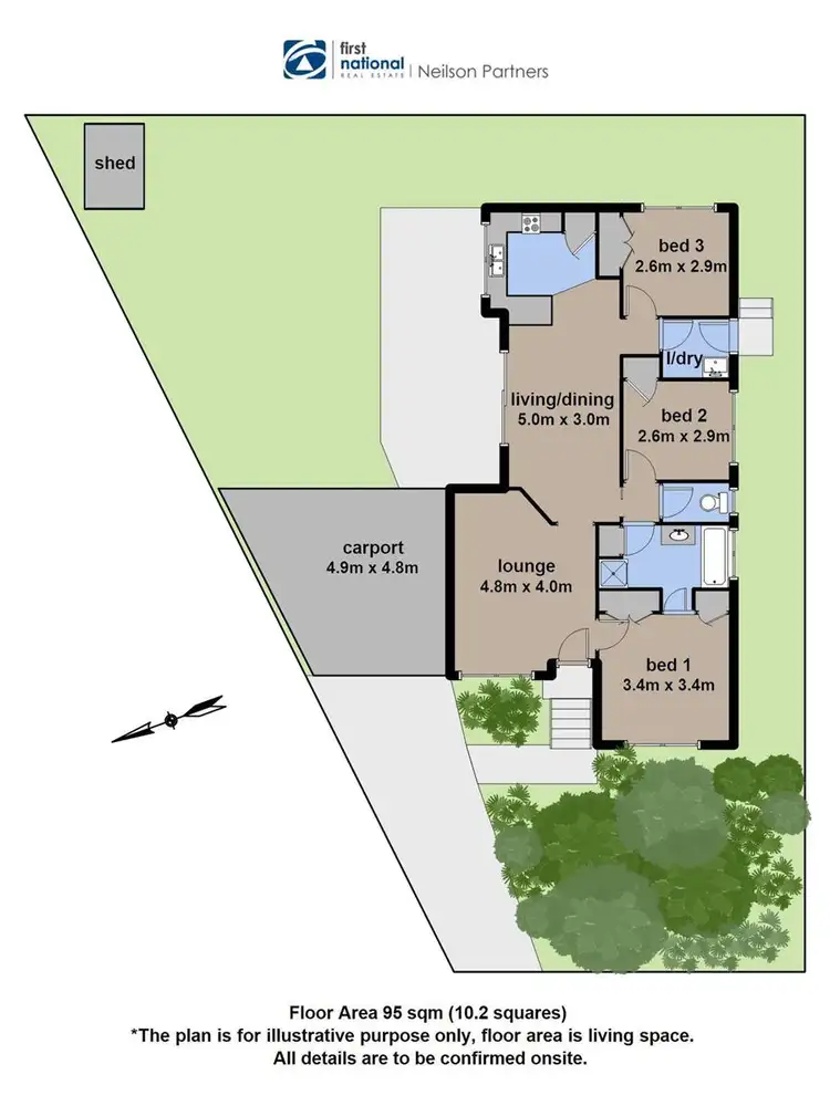 Floorplan of Homely house listing, 6 Taree Close, Pakenham VIC 3810