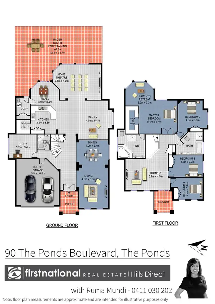 Floorplan of Homely house listing, 90 The Ponds Boulevard, The Ponds NSW 2769