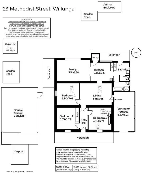 Floorplan of Homely house listing, 23 Methodist Street, Willunga SA 5172