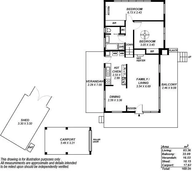 Floorplan of Homely house listing, 265 Hancock Road, Banksia Park SA 5091
