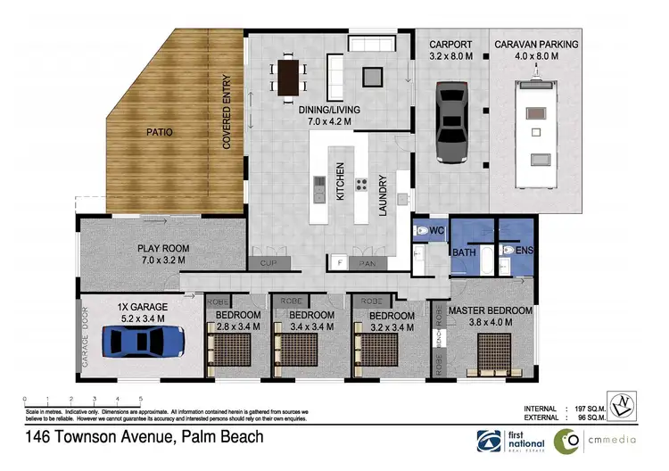 Floorplan of Homely house listing, 146 Townson Avenue, Palm Beach QLD 4221