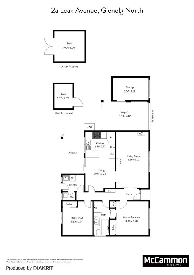 Floorplan of Homely house listing, 2A Leak Avenue, Glenelg North SA 5045