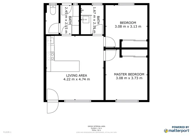 Floorplan of Homely unit listing, 6/40 Brighton Street, Biggera Waters QLD 4216