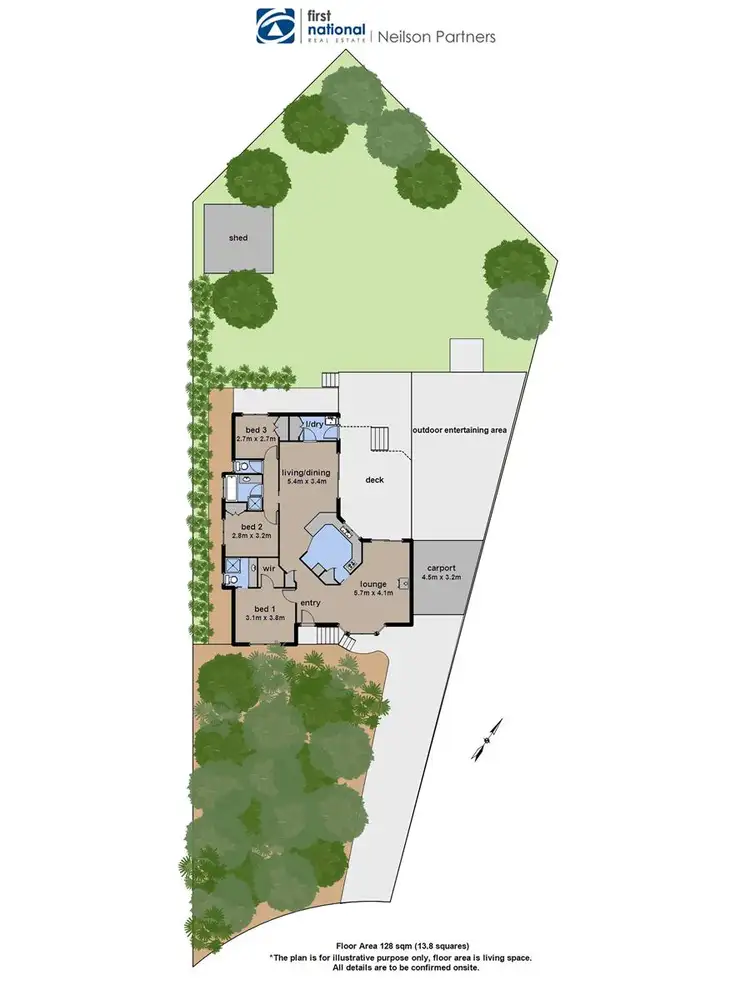 Floorplan of Homely house listing, 4 Christopher Close, Pakenham VIC 3810