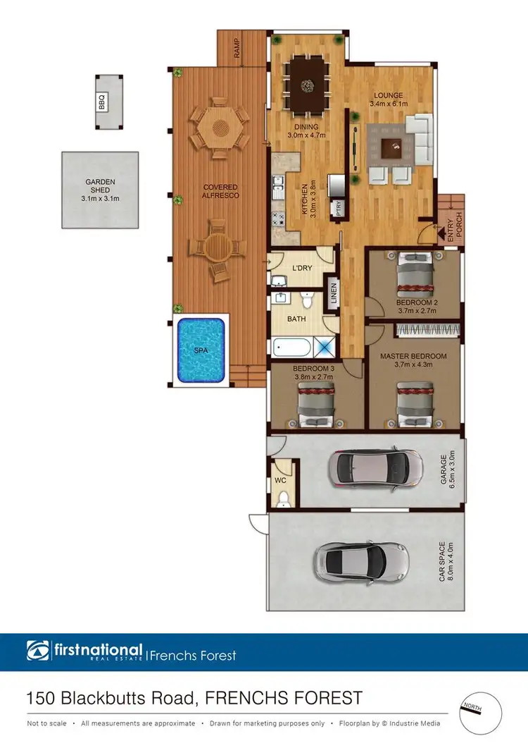 Floorplan of Homely house listing, 150 Blackbutts Road, Frenchs Forest NSW 2086