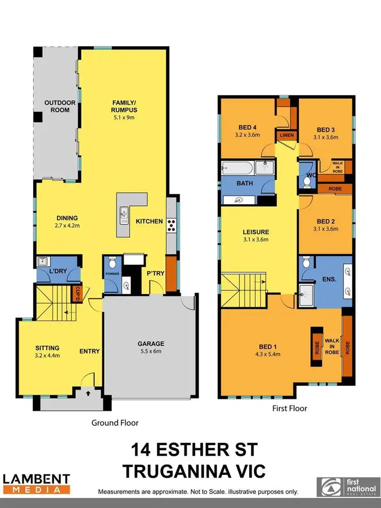 Floorplan of Homely house listing, 14 Esther Street, Truganina VIC 3029