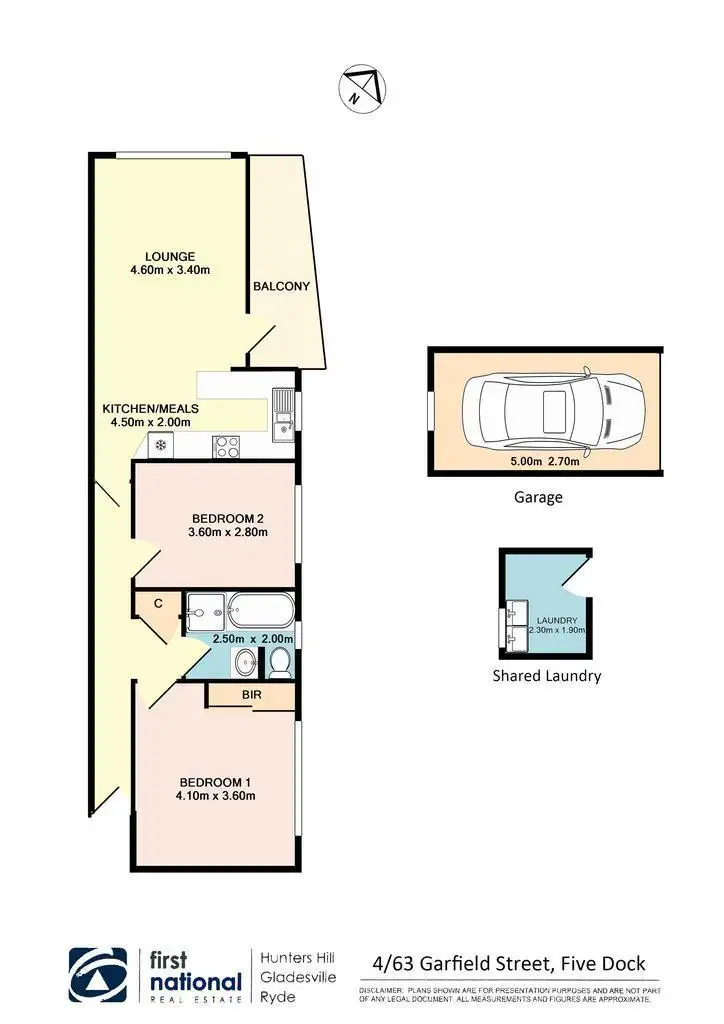 Floorplan of Homely apartment listing, 4/63 Garfield Street, Five Dock NSW 2046