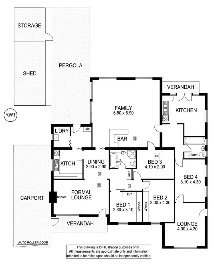 Floorplan of Homely house listing, 19 Gardiner Avenue, Warradale SA 5046