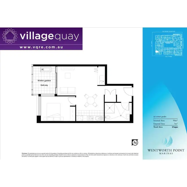 Floorplan of Homely apartment listing, 403/47 Hill Road, Wentworth Point NSW 2127