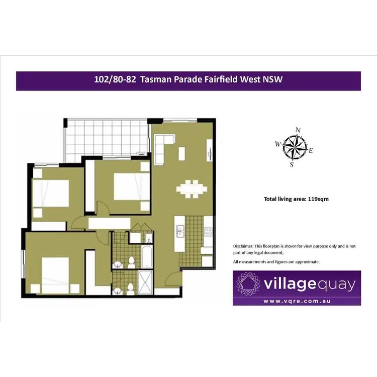 Floorplan of Homely apartment listing, 102/80-82 Tasman Parade, Fairfield West NSW 2165