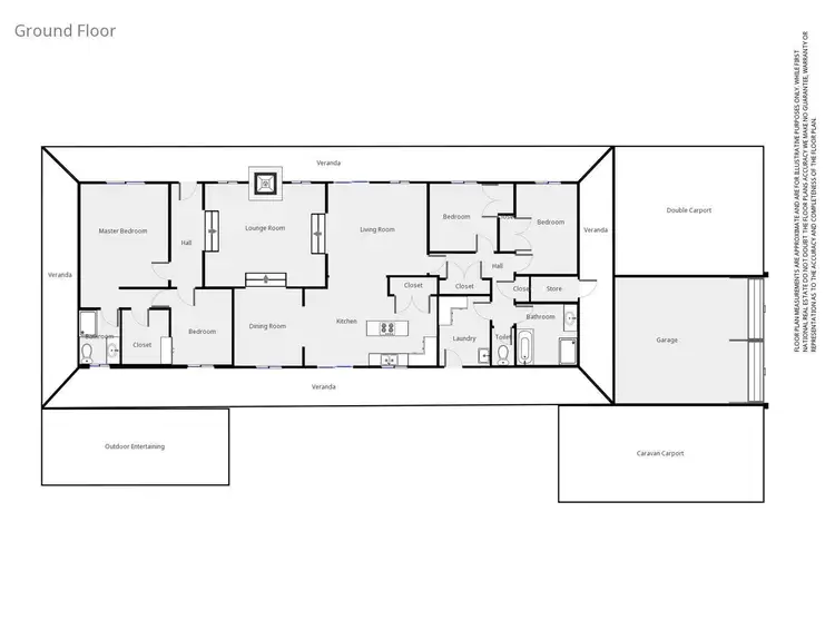 Floorplan of Homely house listing, 54 Wallace Road, Allans Flat VIC 3691