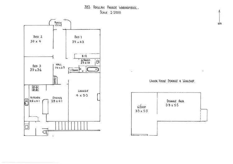 Floorplan of Homely house listing, 383 Raglan Parade, Warrnambool VIC 3280