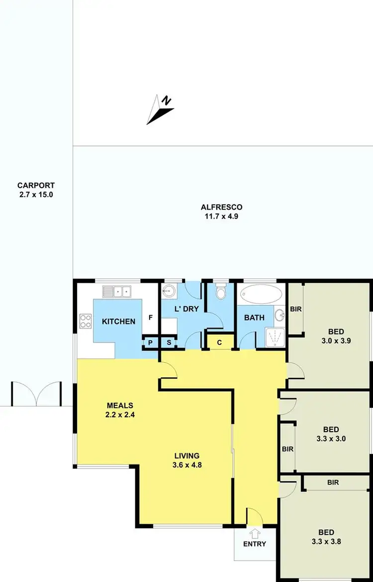 Floorplan of Homely house listing, 37 Mawson Avenue, Deer Park VIC 3023
