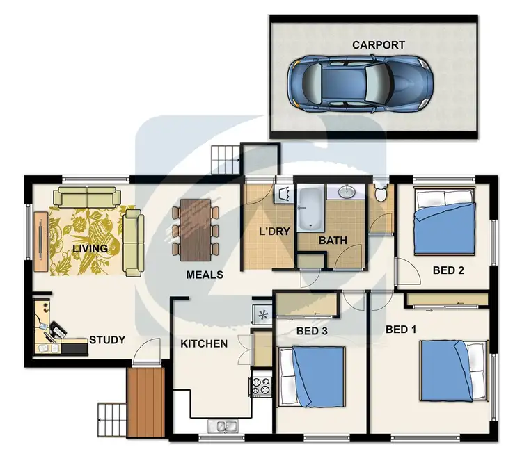Floorplan of Homely house listing, 25 Avoca Street, Woodridge QLD 4114