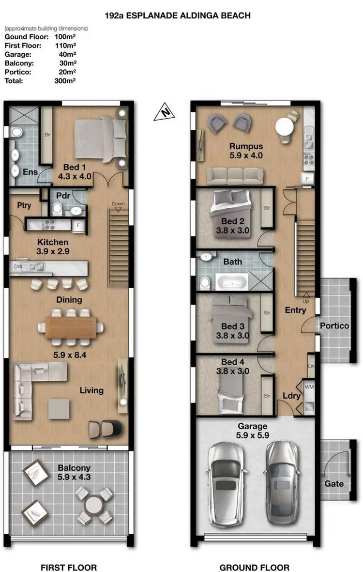 Floorplan of Homely house listing, 192A Esplanade, Aldinga Beach SA 5173