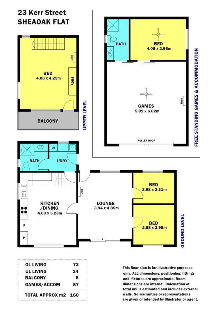 Floorplan of Homely house listing, 23 Kerr Street, Sheaoak Flat SA 5581