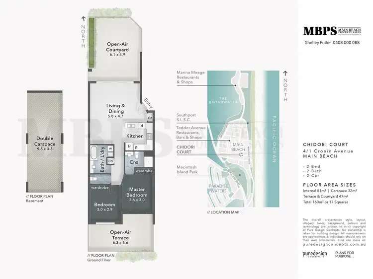 Floorplan of Homely apartment listing, 'Chidori Court' 1 Cronin Avenue, Main Beach QLD 4217