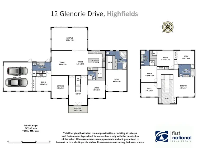 Floorplan of Homely house listing, 12 Glenorie Drive, Highfields QLD 4352
