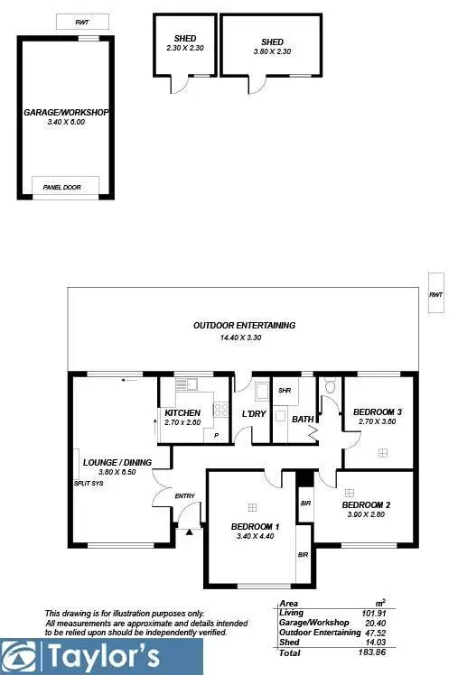 Floorplan of Homely house listing, 16 Wolsten Road, Para Hills SA 5096