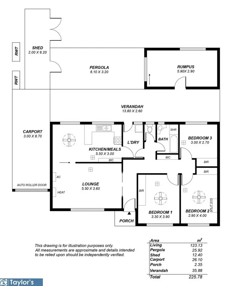 Floorplan of Homely house listing, 56 Jacaranda Drive, Salisbury East SA 5109