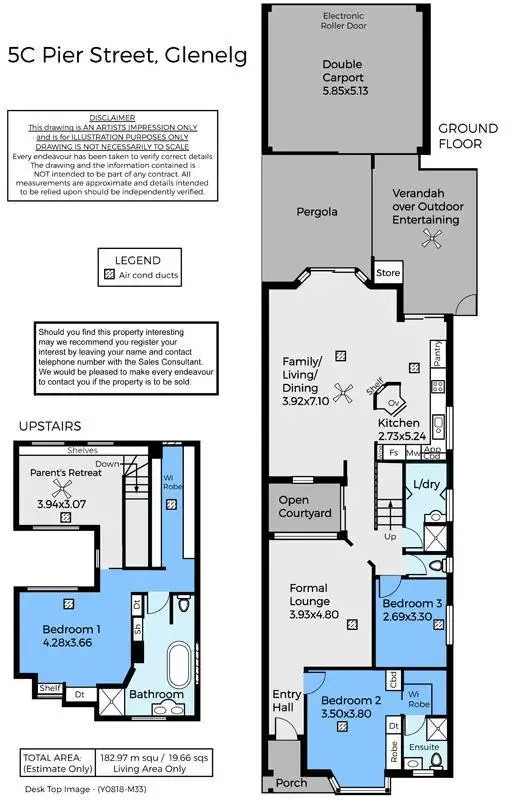 Floorplan of Homely house listing, 5C Pier Street, Glenelg SA 5045