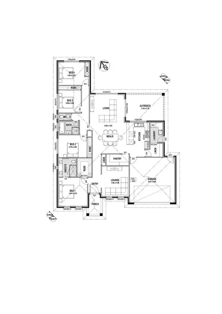 Floorplan of Homely house listing, 109 Station Street, Porepunkah VIC 3740