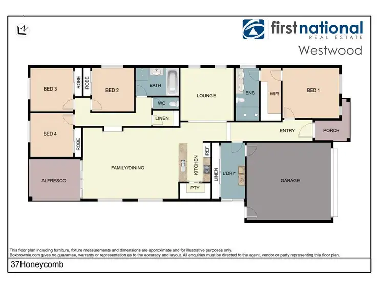 Floorplan of Homely house listing, 37 Honeycomb Avenue, Manor Lakes VIC 3024