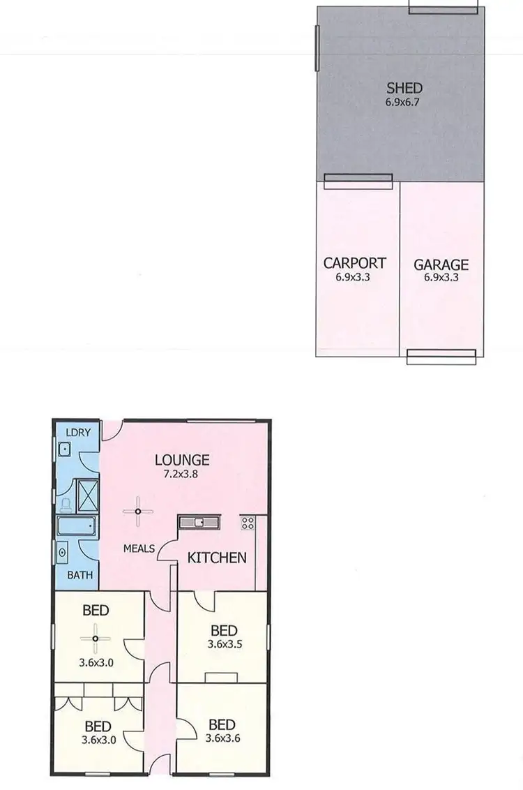 Floorplan of Homely house listing, 20 Ida Street, Murray Bridge SA 5253