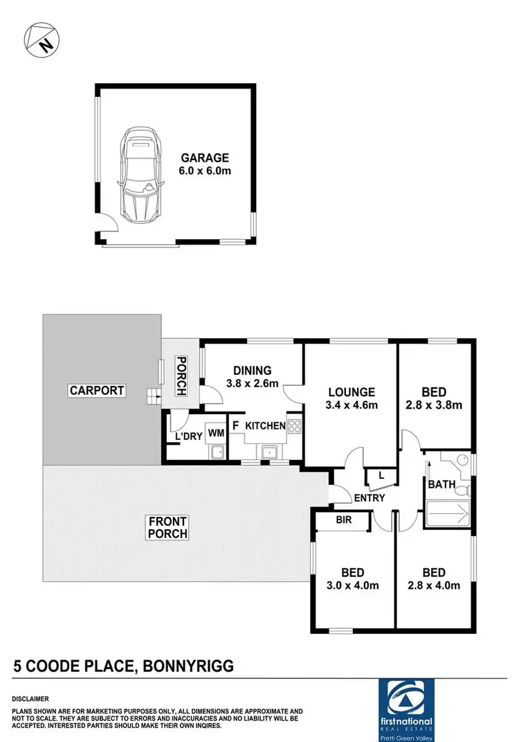 Floorplan of Homely house listing, 5 Coode Place, Bonnyrigg NSW 2177