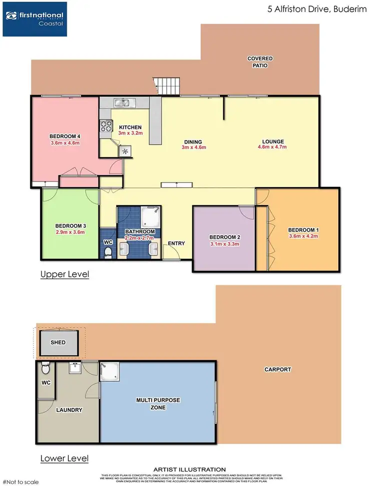 Floorplan of Homely house listing, 5 Alfriston Drive, Buderim QLD 4556