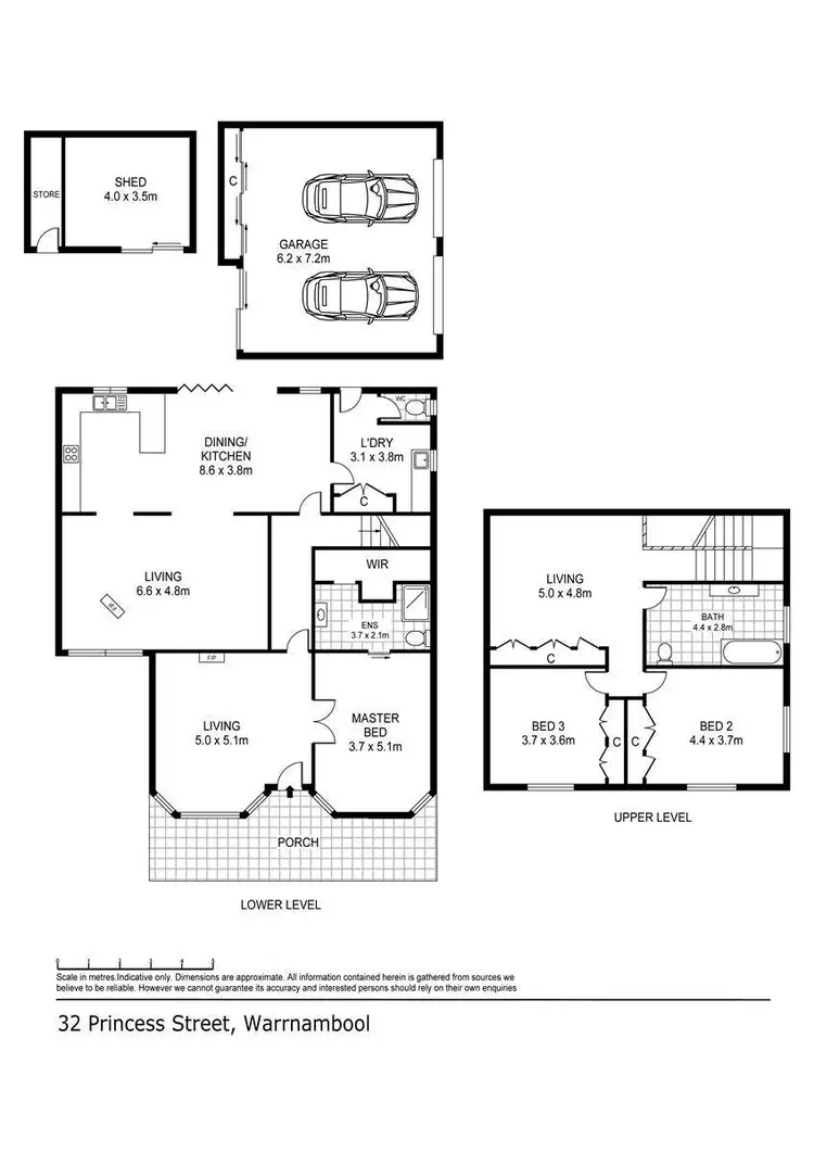 Floorplan of Homely house listing, 32 Princess Street, Warrnambool VIC 3280
