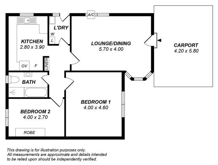 Floorplan of Homely unit listing, 3/502 Goodwood Road, Cumberland Park SA 5041
