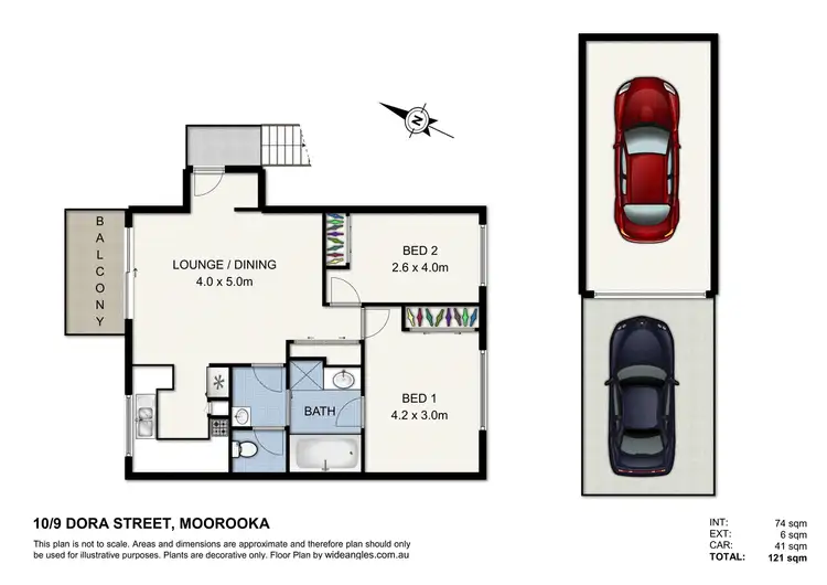 Floorplan of Homely apartment listing, 10/9 Dora Street, Moorooka QLD 4105