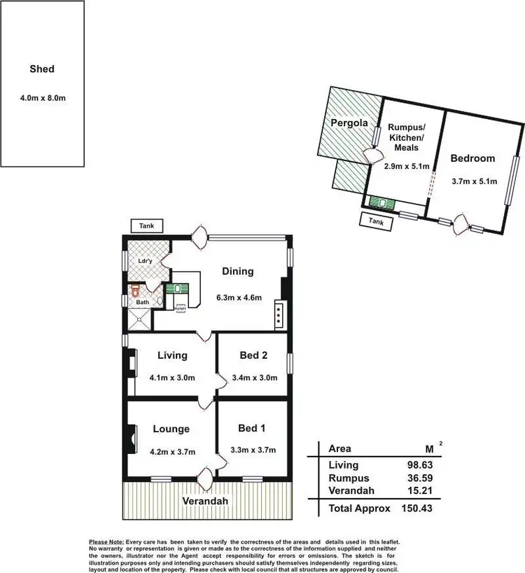 Floorplan of Homely house listing, 1 First Street, Gawler South SA 5118