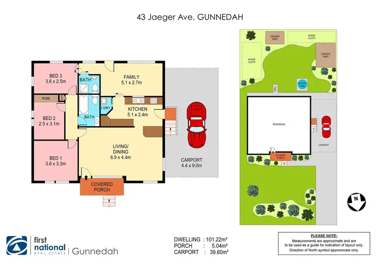 Floorplan of Homely house listing, 43 Jaeger Av, Gunnedah NSW 2380