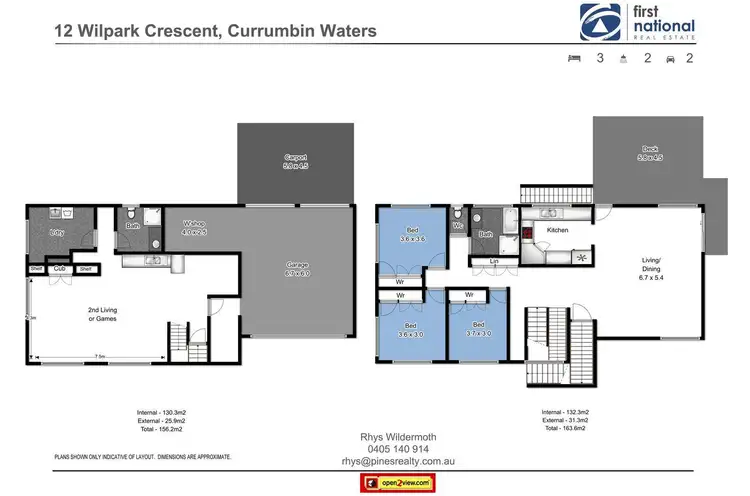 Floorplan of Homely house listing, 12 Wilpark Crescent, Currumbin Waters QLD 4223