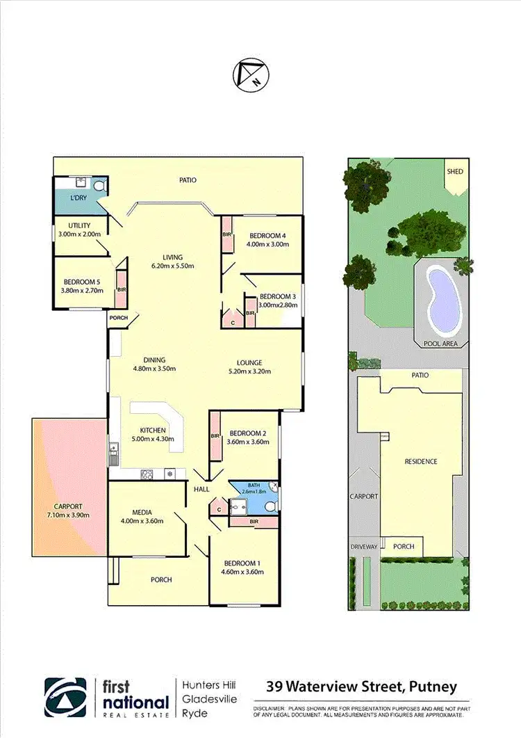 Floorplan of Homely house listing, 39 Waterview Street, Putney NSW 2112