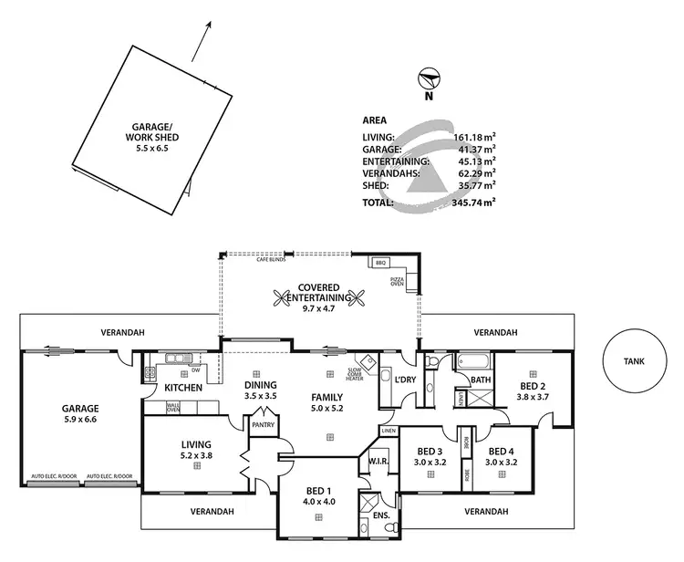 Floorplan of Homely house listing, 10 Burnbank Way, Mount Barker SA 5251