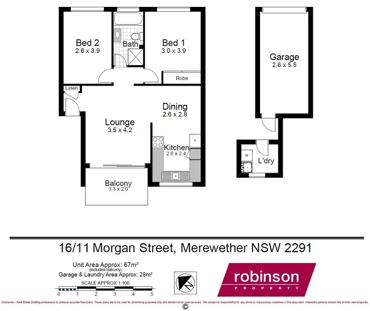Floorplan of Homely unit listing, 16/11-15 Morgan Street, Merewether NSW 2291