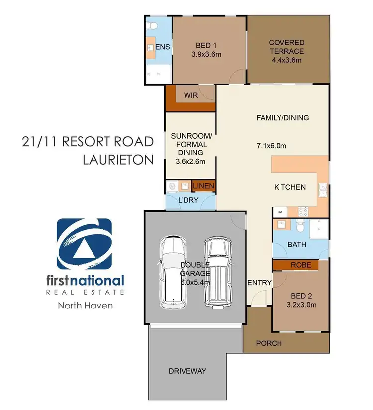 Floorplan of Homely house listing, 21/11 Resort Road, Laurieton NSW 2443