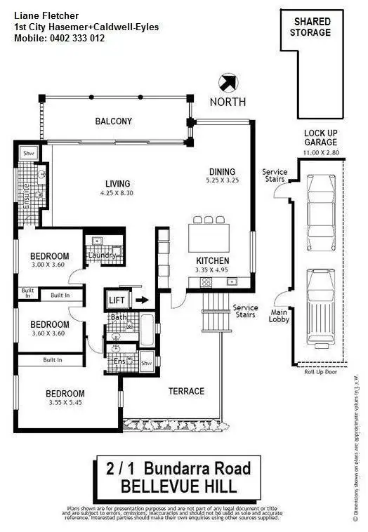 Floorplan of Homely apartment listing, 2/1 Bundarra Road, Bellevue Hill NSW 2023