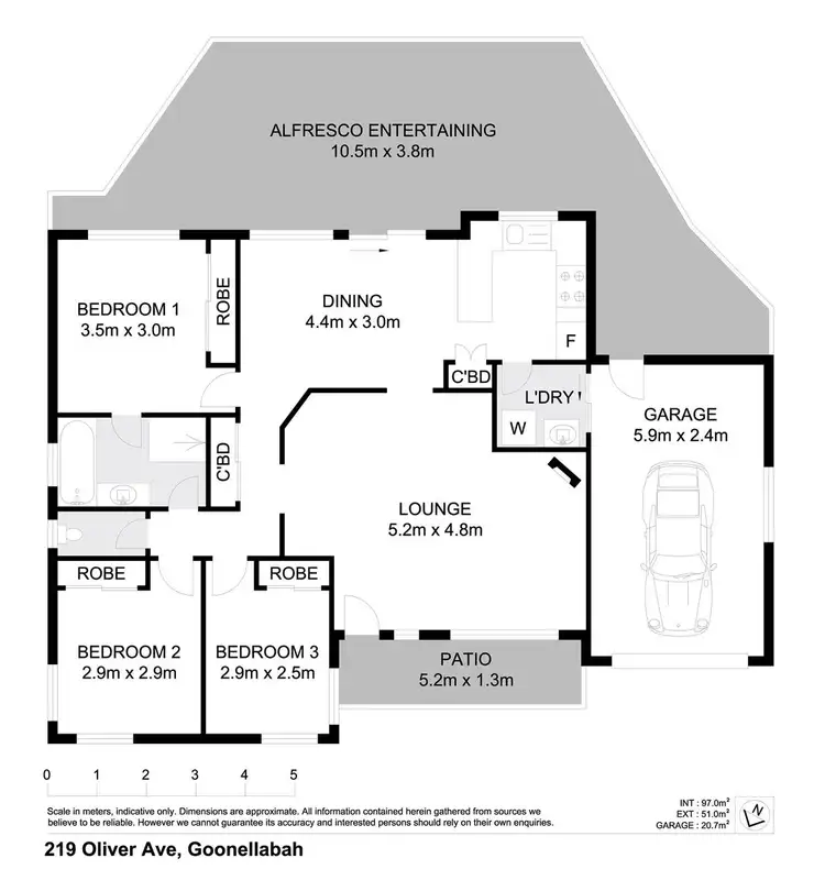 Floorplan of Homely house listing, 219 Oliver Avenue, Goonellabah NSW 2480