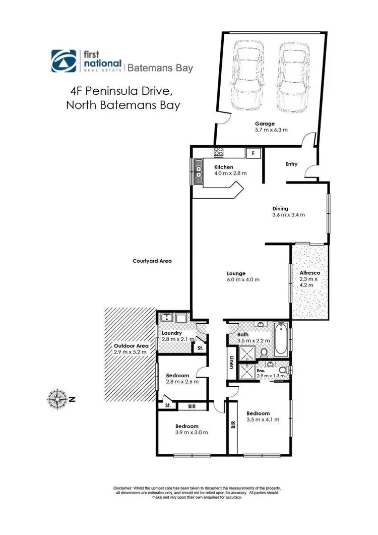 Floorplan of Homely house listing, 4F Peninsula Drive, North Batemans Bay NSW 2536