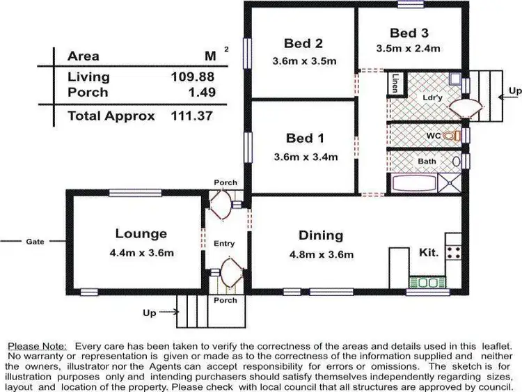 Floorplan of Homely house listing, 19 Birchenough Road, Huntfield Heights SA 5163