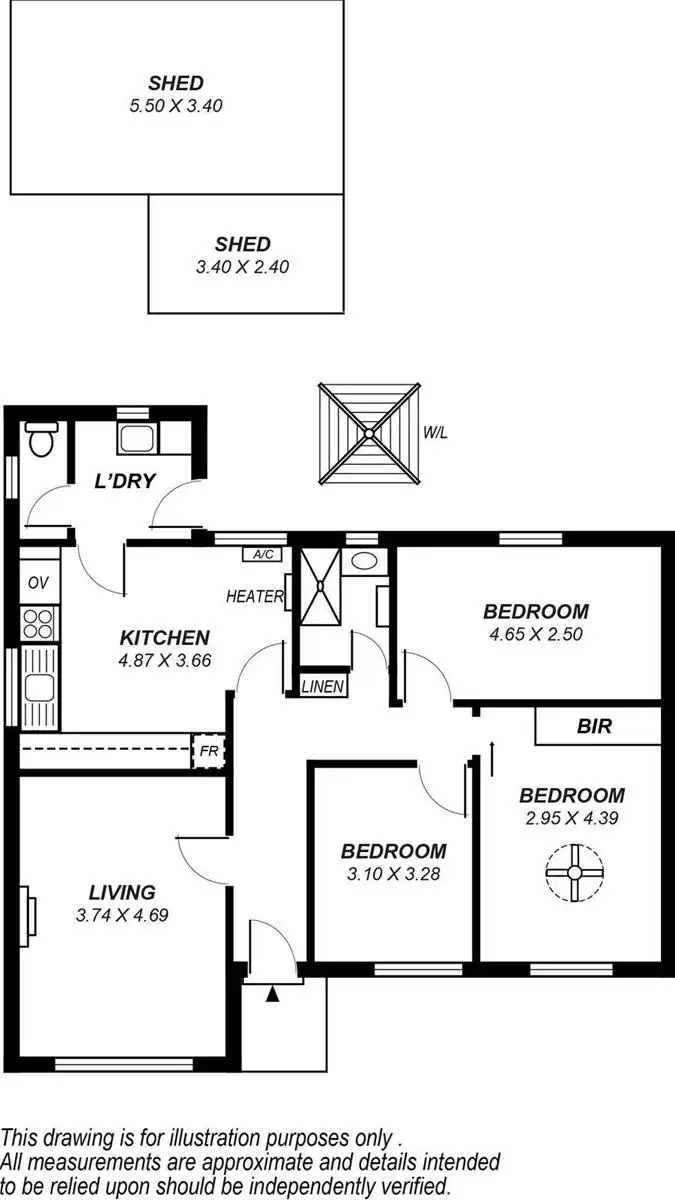 Floorplan of Homely house listing, 30 Quinlan Avenue, St Marys SA 5042